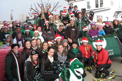 UW-Green Bay in holiday parade