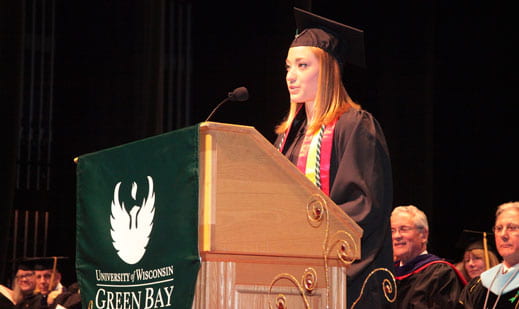 Lauren Caruso, graduating class speaker
