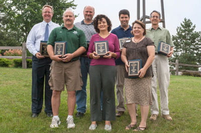 UW-Green Bay 2013 Founders Awards recipients