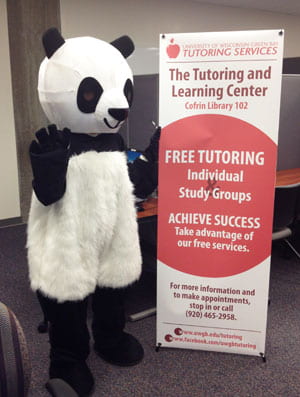 Halloween spirit at the Tutoring and Learning Center