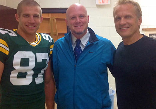 Packers Jordy Nelson visits UW-Green Bay campus