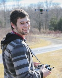 Cody Becker flying drone
