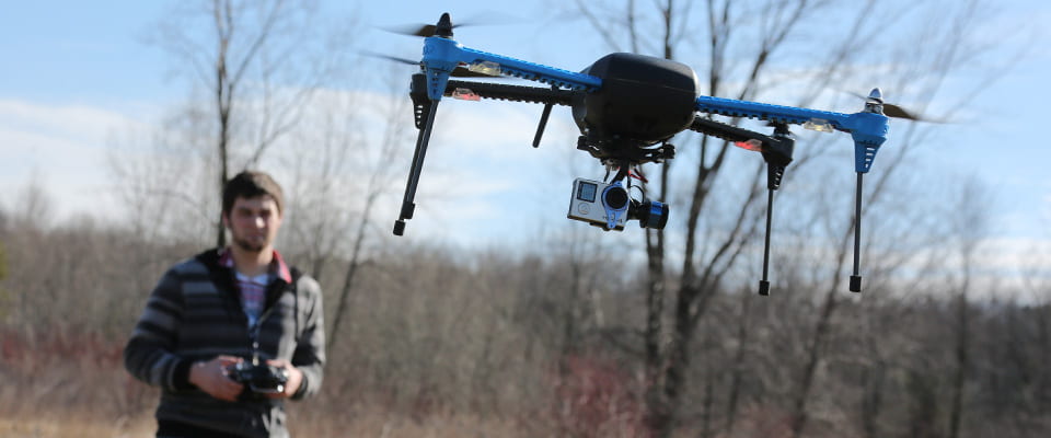 Cody Becker flying drone camera