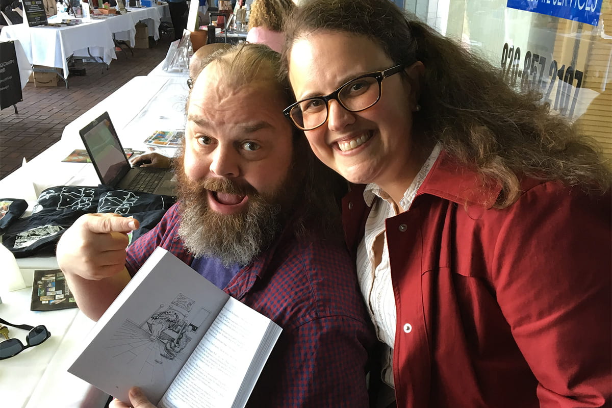 Mike Eserkaln and Kimberly Vlies at UntitledTown 2018