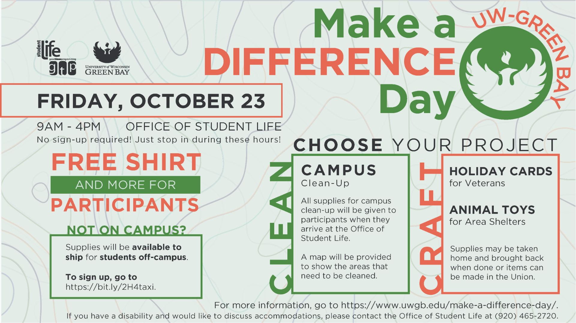 Make a Difference Day Poster