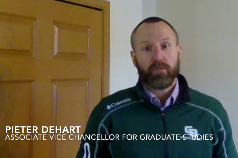 Pieter deHart, associate vice chancellor of Graduate Studies, UW-Green Bay